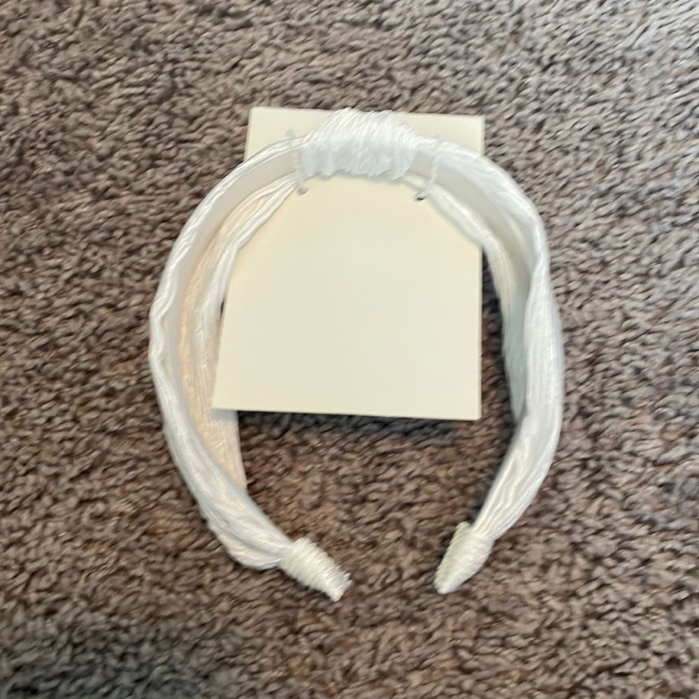 Child’s white headband